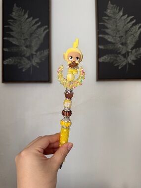 Lala Teletubbies Beaded Pen